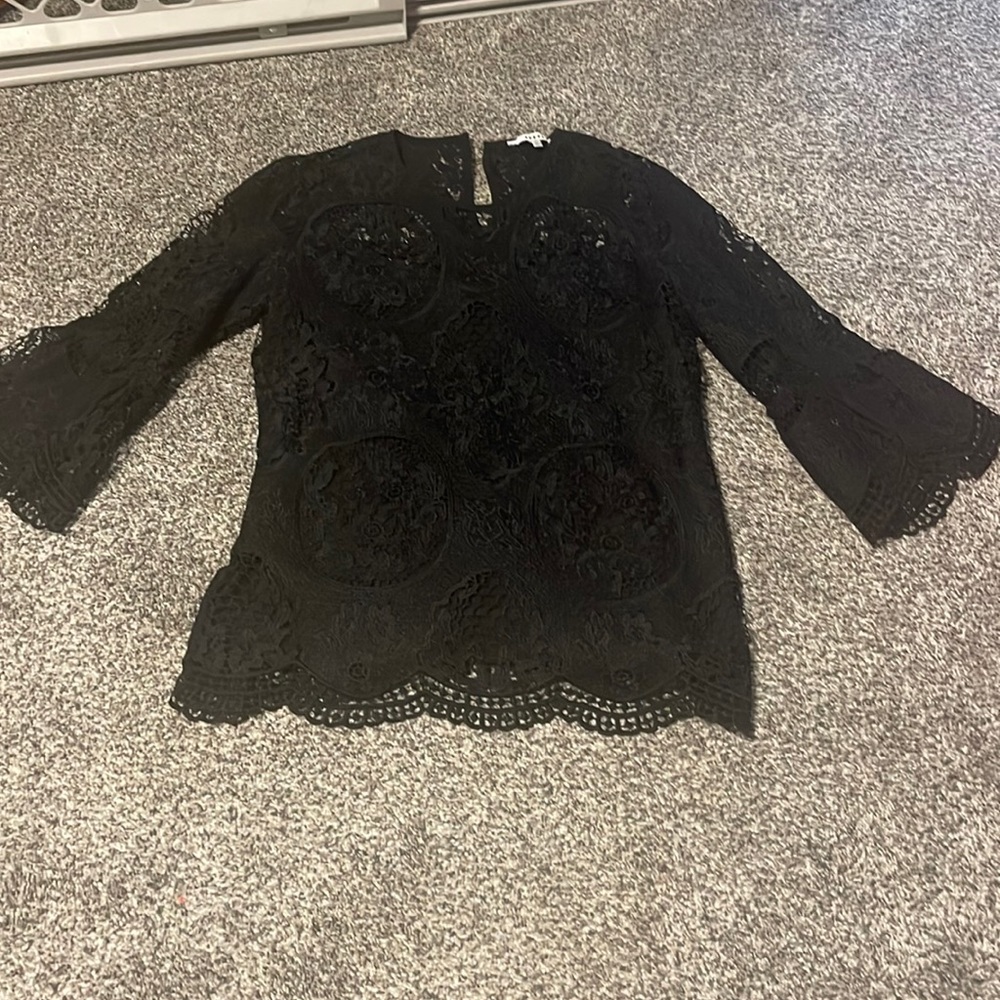 RO&DE Lace Peplum Top - worn once